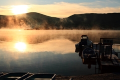 山中湖の朝１
