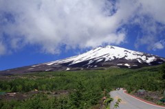 雲空の富士山
