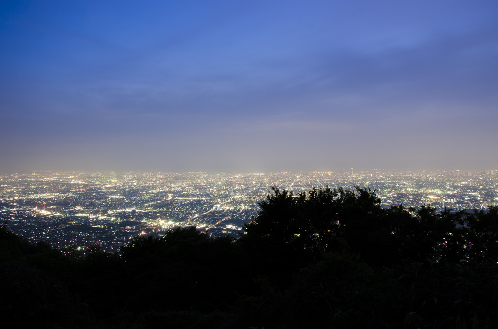生駒から夜景