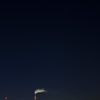 四日市の夜景 with ちょっと星空