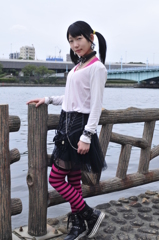 隅田川のほとりで１