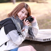 female photographer　in 葛西臨海公園