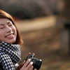 female photographer　in 葛西臨海公園