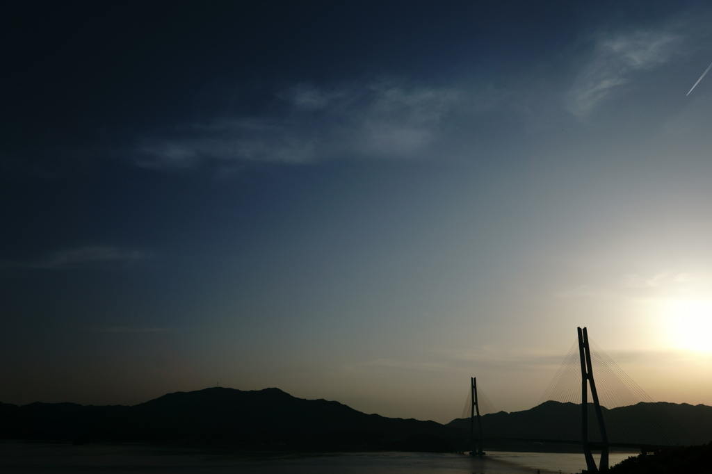 夕暮れの瀬戸内海