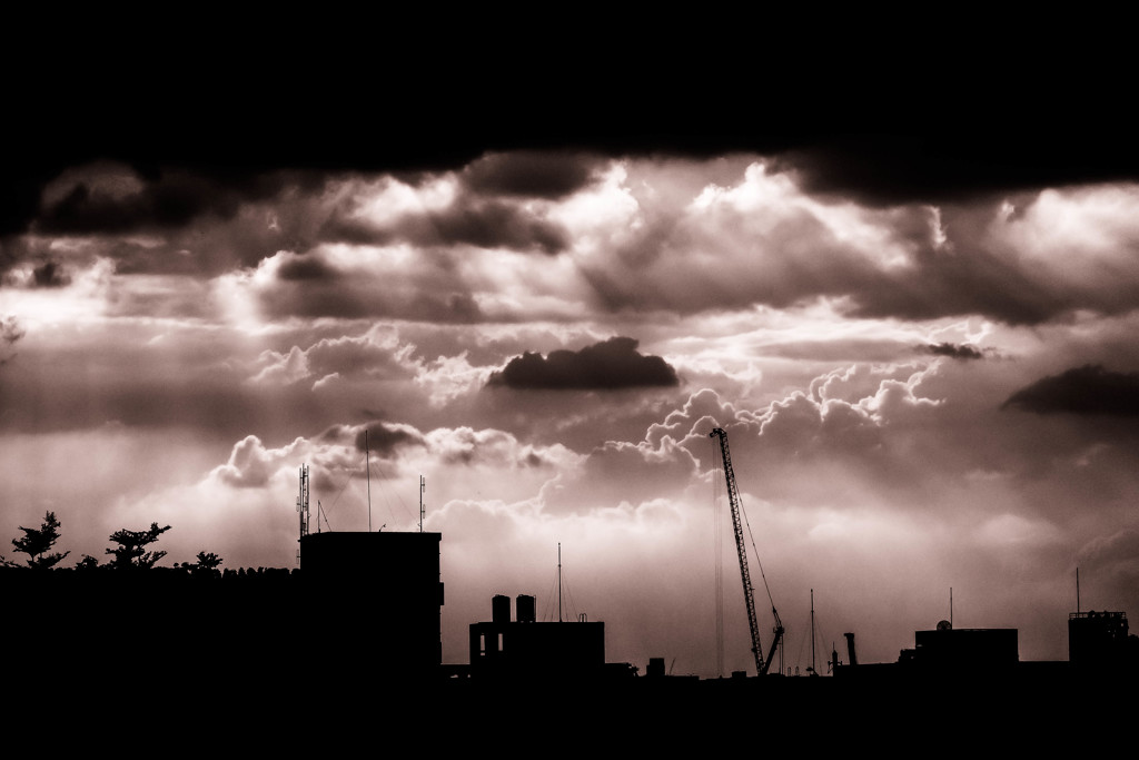 beyond the cloudy sky