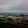 rainy narita airport