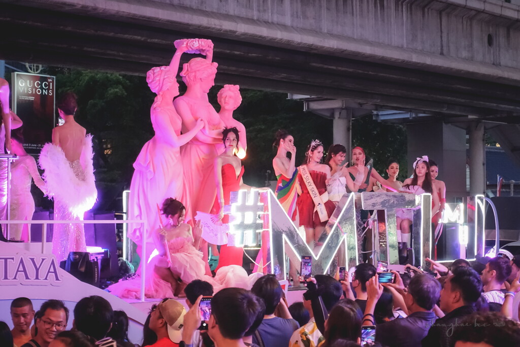 love pride parade in bangkok