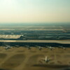 overhead view of pudong airport