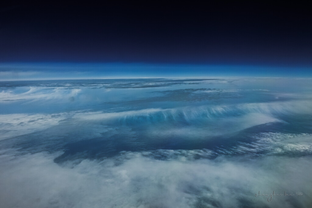 terraced clouds