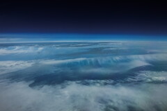 terraced clouds