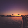 lupu bridge at sunset