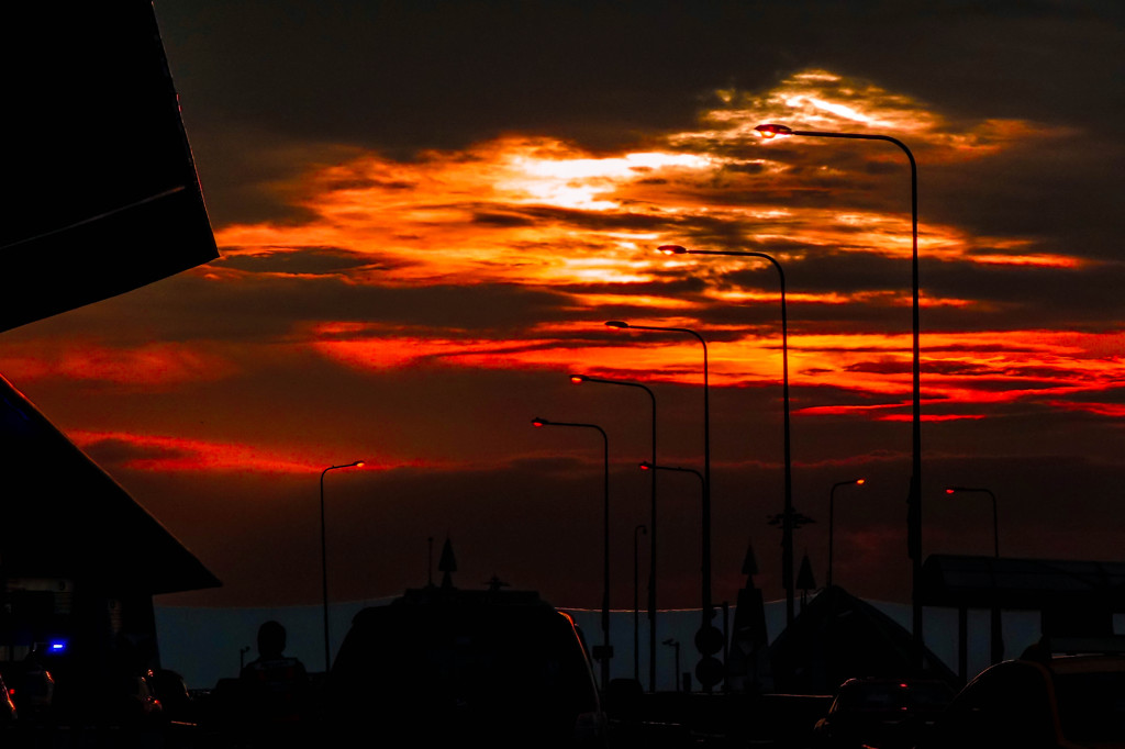 スワンナプームの夕暮れ