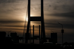 nampu bridge in the evening