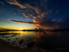 morning glow of chalong bay