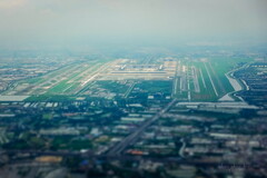 panoramic view of suvarnabhumi airport