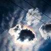 iridescent clouds