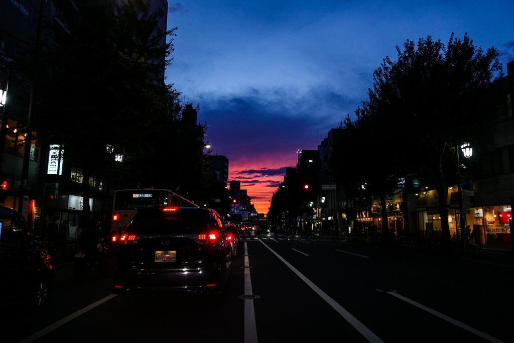 sunset over there