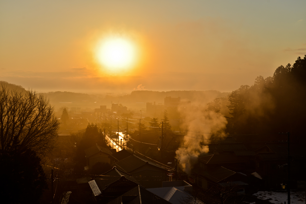 misty morning
