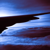 in midair