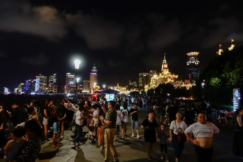 the bund in summer
