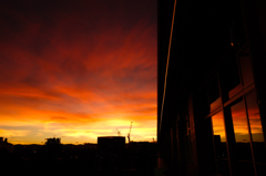 夕日に魅せられて