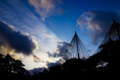 the blue sky of kanazawa