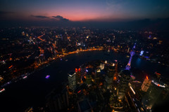 shanghai night view