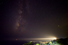 milky way and the lighthouse