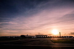 evening suvarnabhumi airport