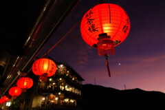 amei tea house at magic hour