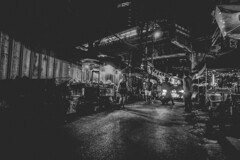 back street in the night