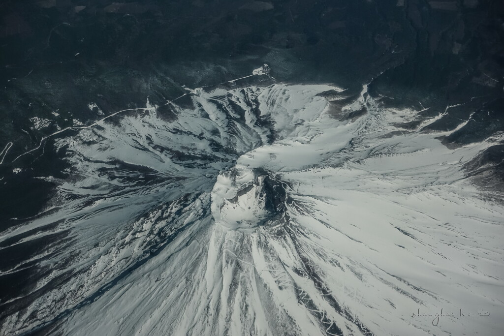 crater of mt fuji