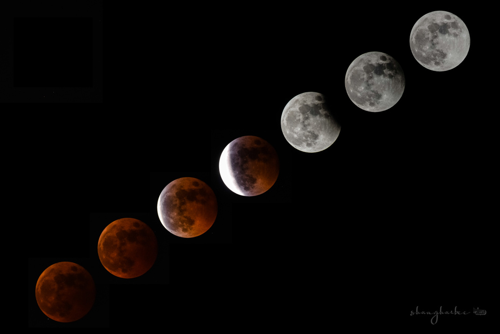 total lunar eclipse in shanghai