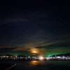 moonrise at chalong pier
