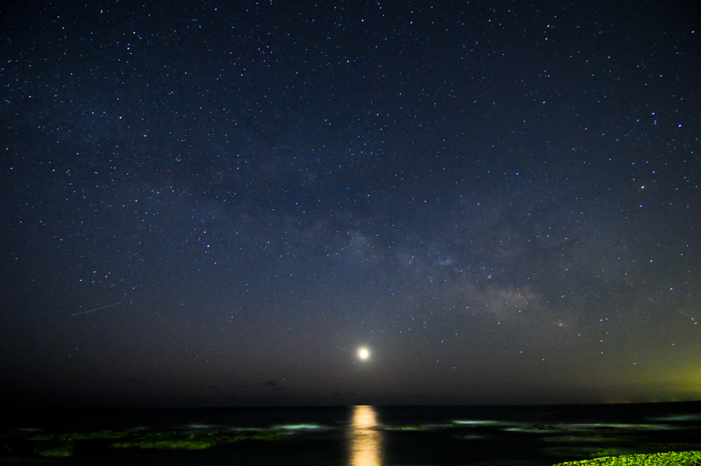 月夜の天の川