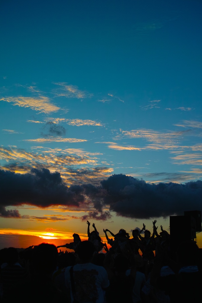 お台場、夕暮れ