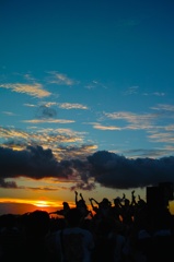 お台場、夕暮れ