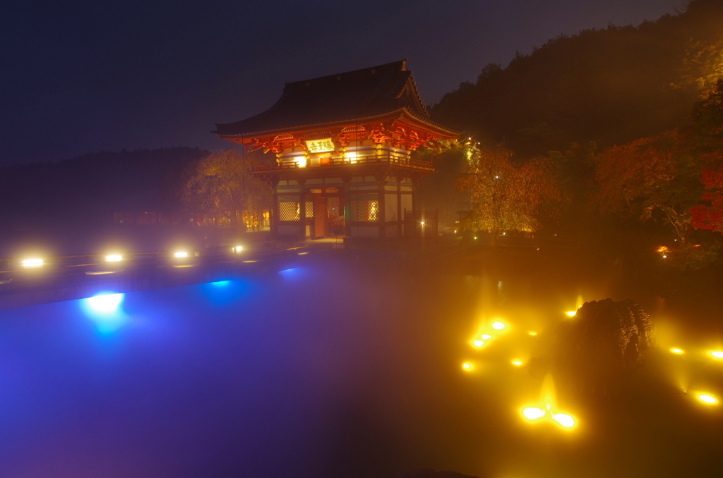 勝尾寺ライトアップ２