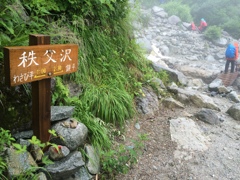 雨の秩父沢