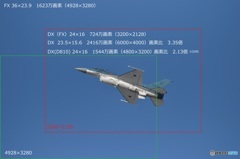 フルサイズ VS APSC機解像感について検討（遠方被写体に限る）