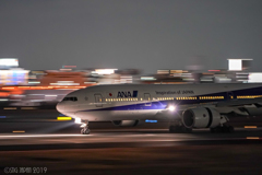 大阪国際空港　初夜流し