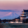 城と富士山②