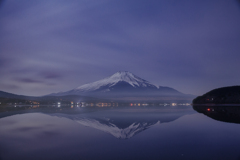 深夜の山中湖