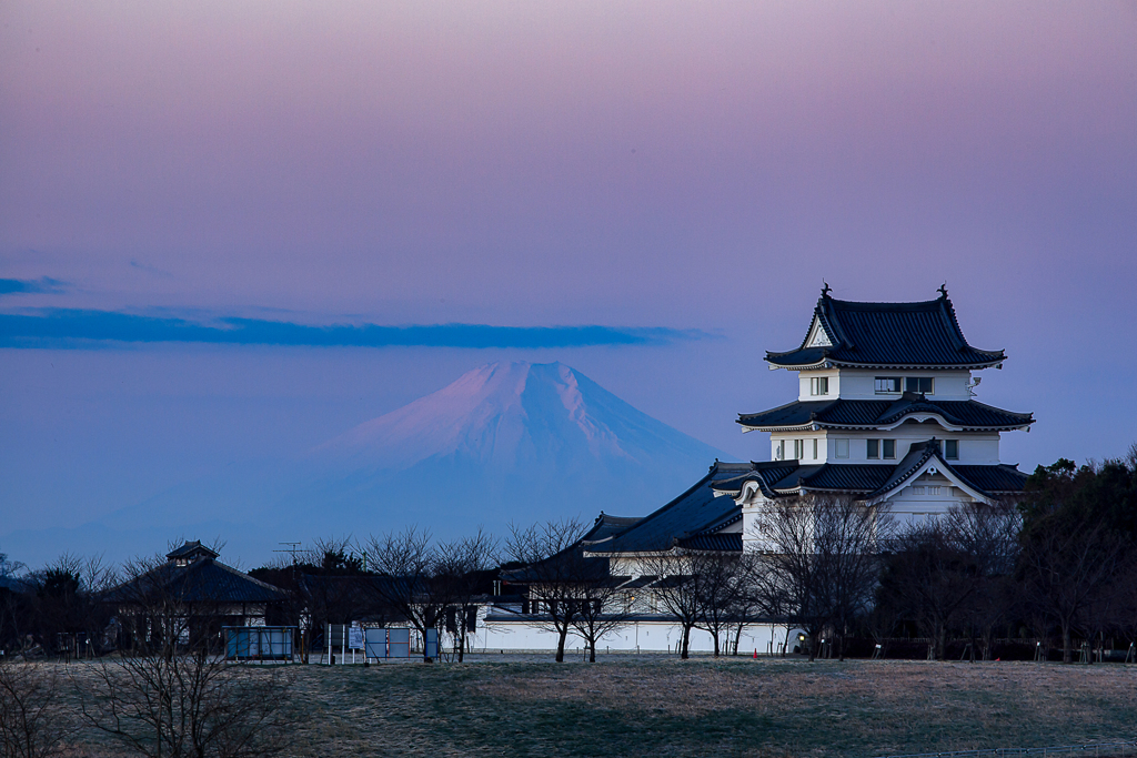 城と富士山①