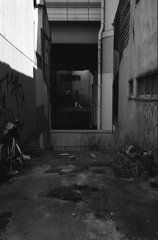 隙間から･･･