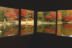 借景に見惚れる