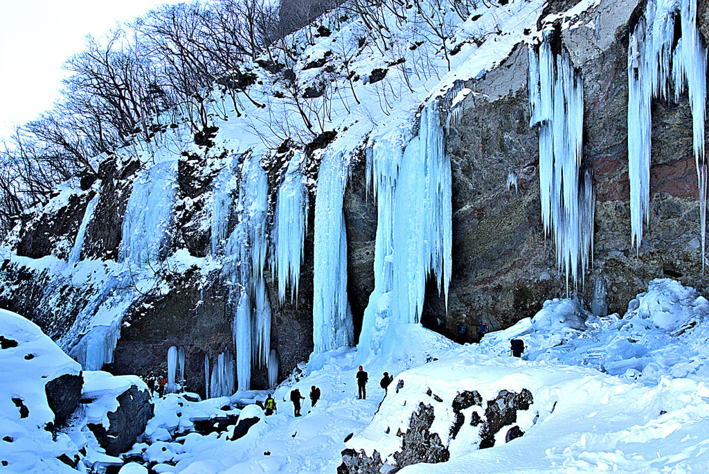雲龍渓谷　氷柱回廊　２