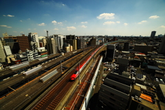 赤羽を東西に分断する鉄路