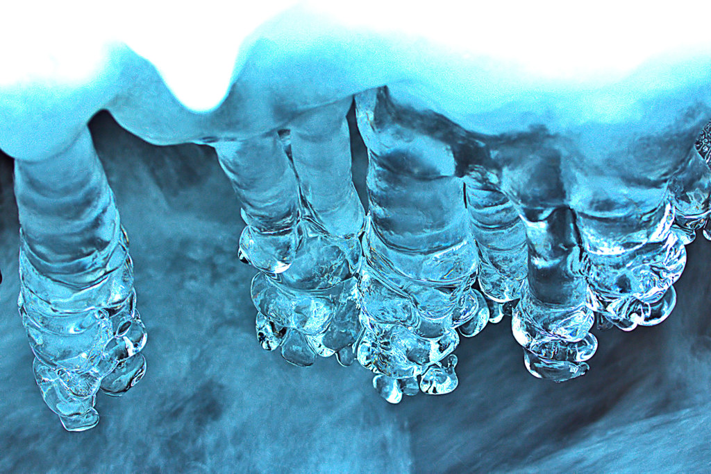 大自然の芸術的技法　氷の造形　3