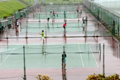 雨中のテニス馬鹿達へ
